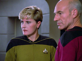 "Hide and Q" (S1:E10) Star Trek: The Next Generation Screencaps