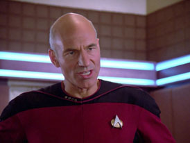 "Hide and Q" (S1:E10) Star Trek: The Next Generation Screencaps