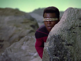 "Hide and Q" (S1:E10) Star Trek: The Next Generation Screencaps
