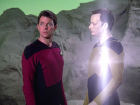 "Hide and Q" (S1:E10) Star Trek: The Next Generation Screencaps