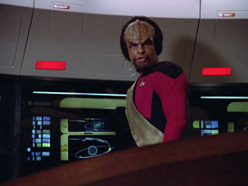 "Hide and Q" (S1:E10) Star Trek: The Next Generation Screencaps