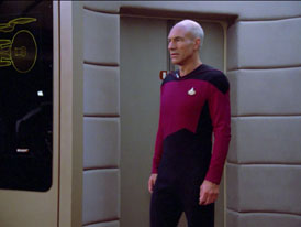 "Hide and Q" (S1:E10) Star Trek: The Next Generation Screencaps