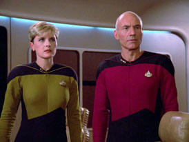 "Hide and Q" (S1:E10) Star Trek: The Next Generation Screencaps
