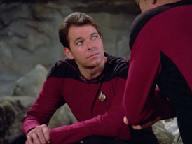 "Hide and Q" (S1:E10) Star Trek: The Next Generation Screencaps