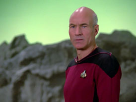 "Hide and Q" (S1:E10) Star Trek: The Next Generation Screencaps