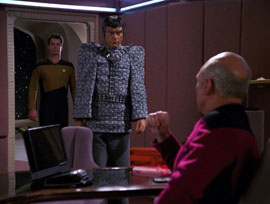 "The Defector" (S3:E10) Star Trek: The Next Generation Screencaps