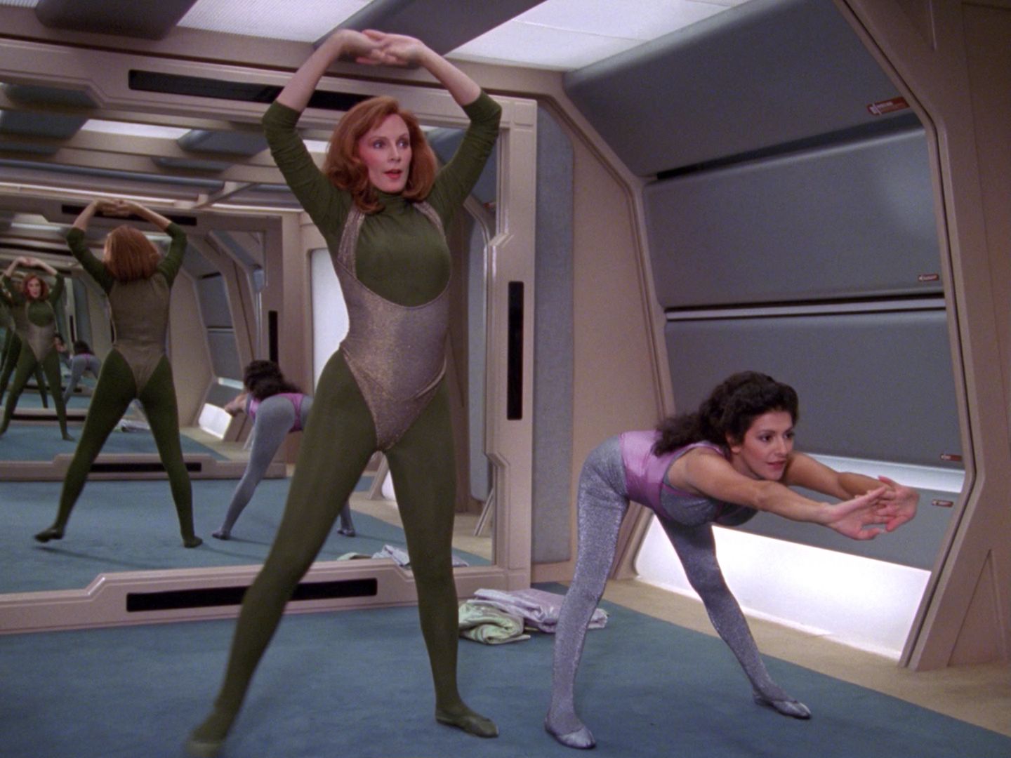 Beverly crusher deanna troi workout gif