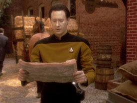 "Time's Arrow, Part I" (S5:E26) Star Trek: The Next Generation Screencaps