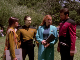 "Silicon Avatar" (S5:E4) Star Trek: The Next Generation Screencaps