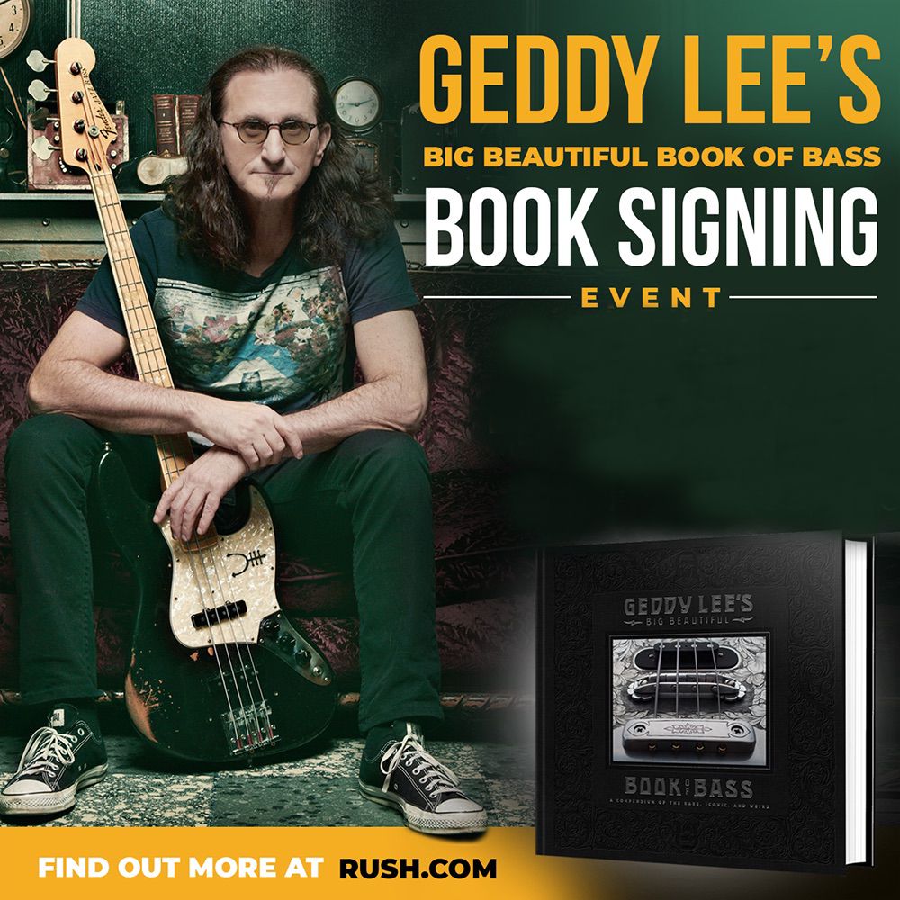 Geddy Lee Announces Canadian Book Signing Tour