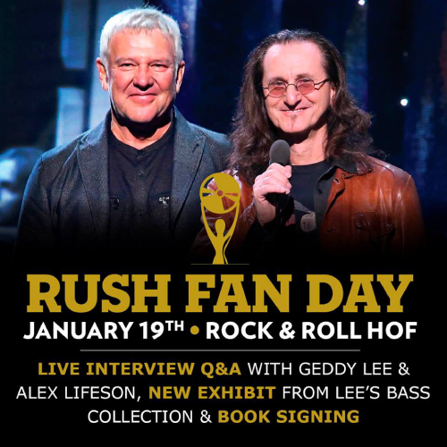 Rush Fan Day Coming to the Rock & Roll Hall of Fame January 19th