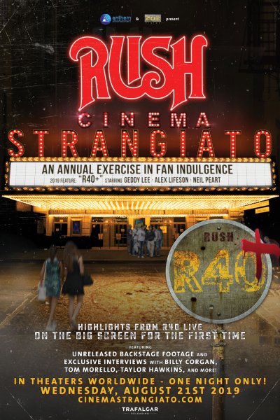 Rush: Cinema Strangiato 2019 Coming to Theaters In August