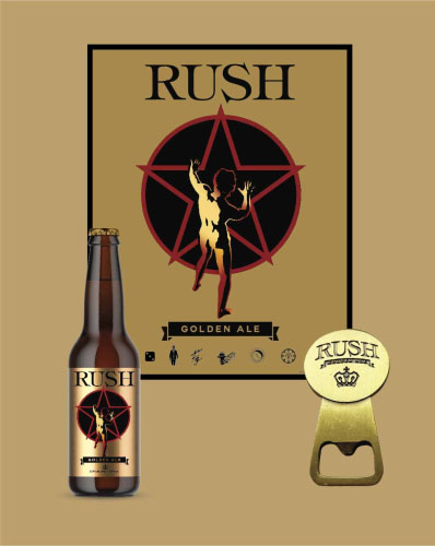 Rush Branded Beer Now Available in the US
