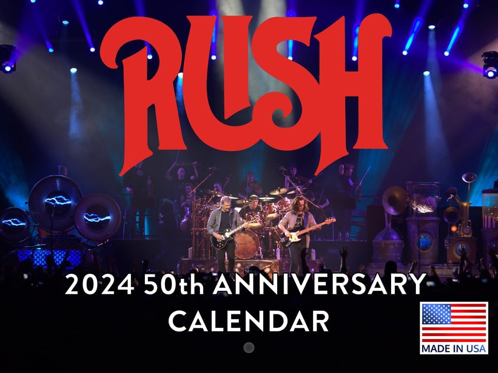 The Rush 2024 '50th Anniversary' Wall Calendar is Now Available