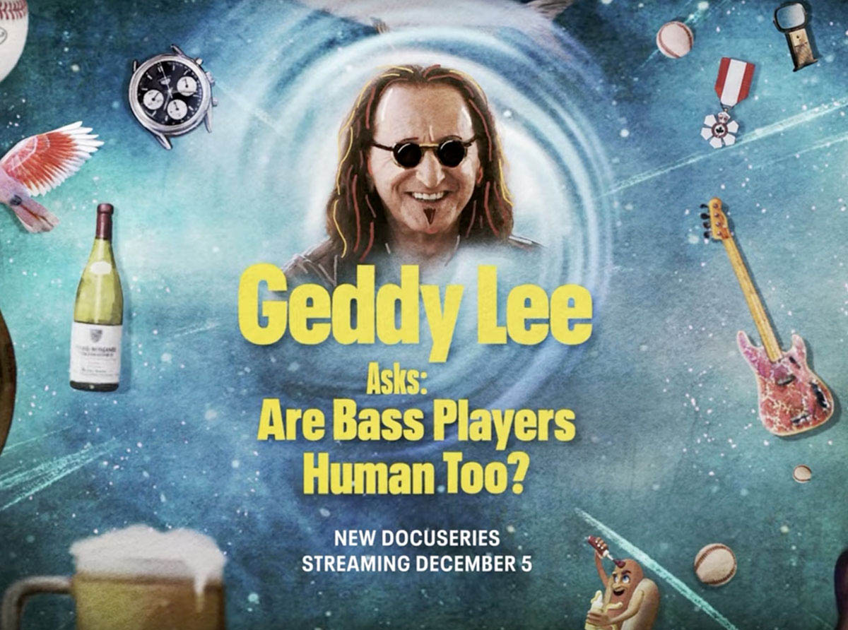 Geddy Lee Launching New Docuseries Geddy Lee Asks: Are Bass Players Human Too?