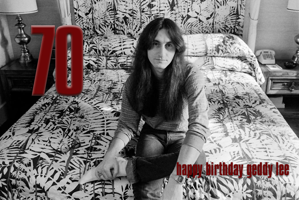 Geddy Lee Celebrates His 70th Birthday Today!