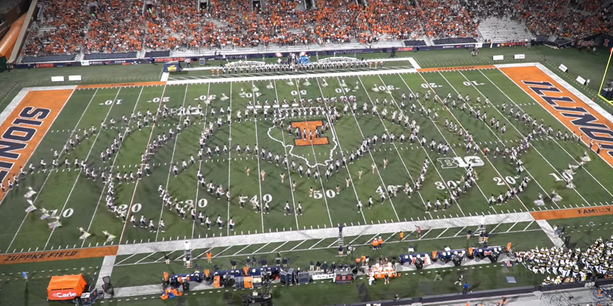 Marching Illini Halftime Show Features the Music of Rush 