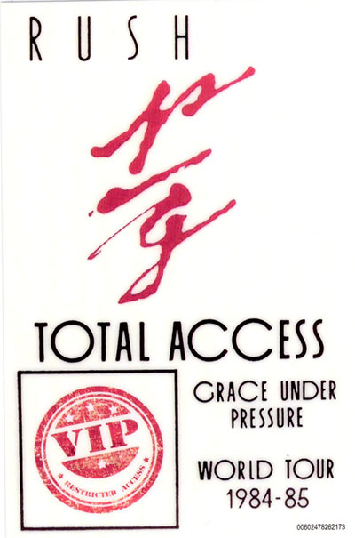 Rush: Grace Under Pressure Box Set