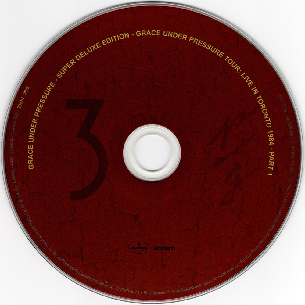 Rush: Grace Under Pressure Box Set
