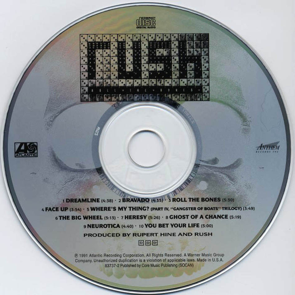 Rush Roll The Bones CD