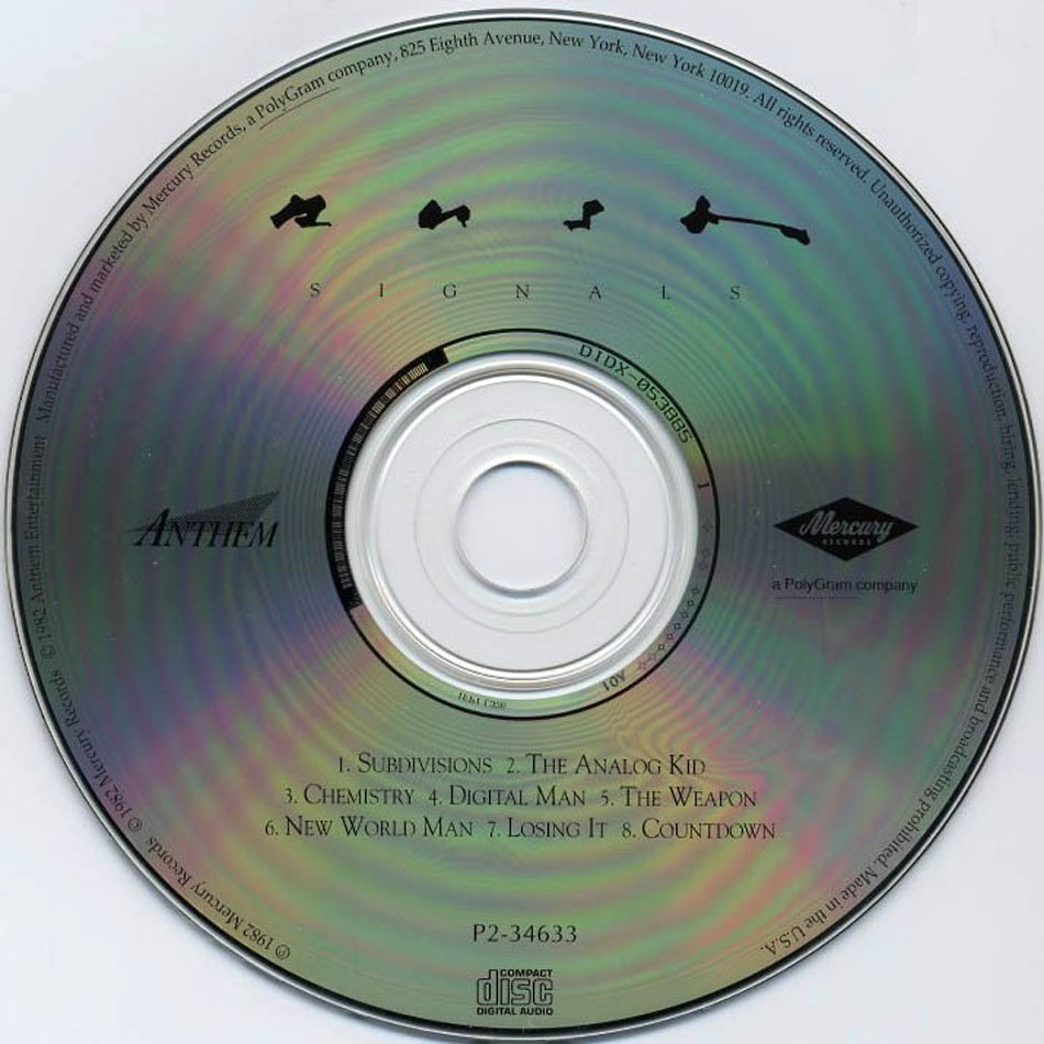 Rush Signals CD