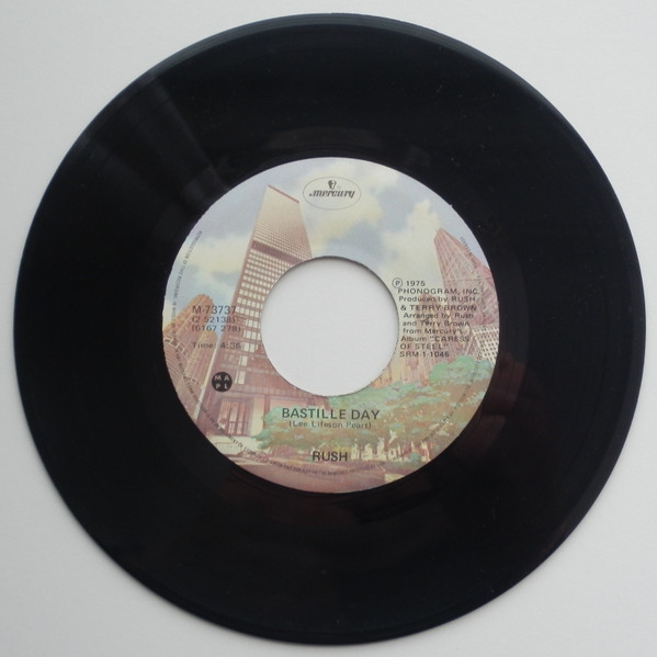 Rush: Lakeside Park / Bastille Day 45RPM Vinyl