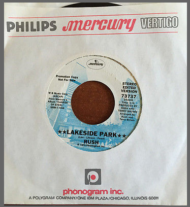 Rush: Lakeside Park / Bastille Day 45RPM Vinyl