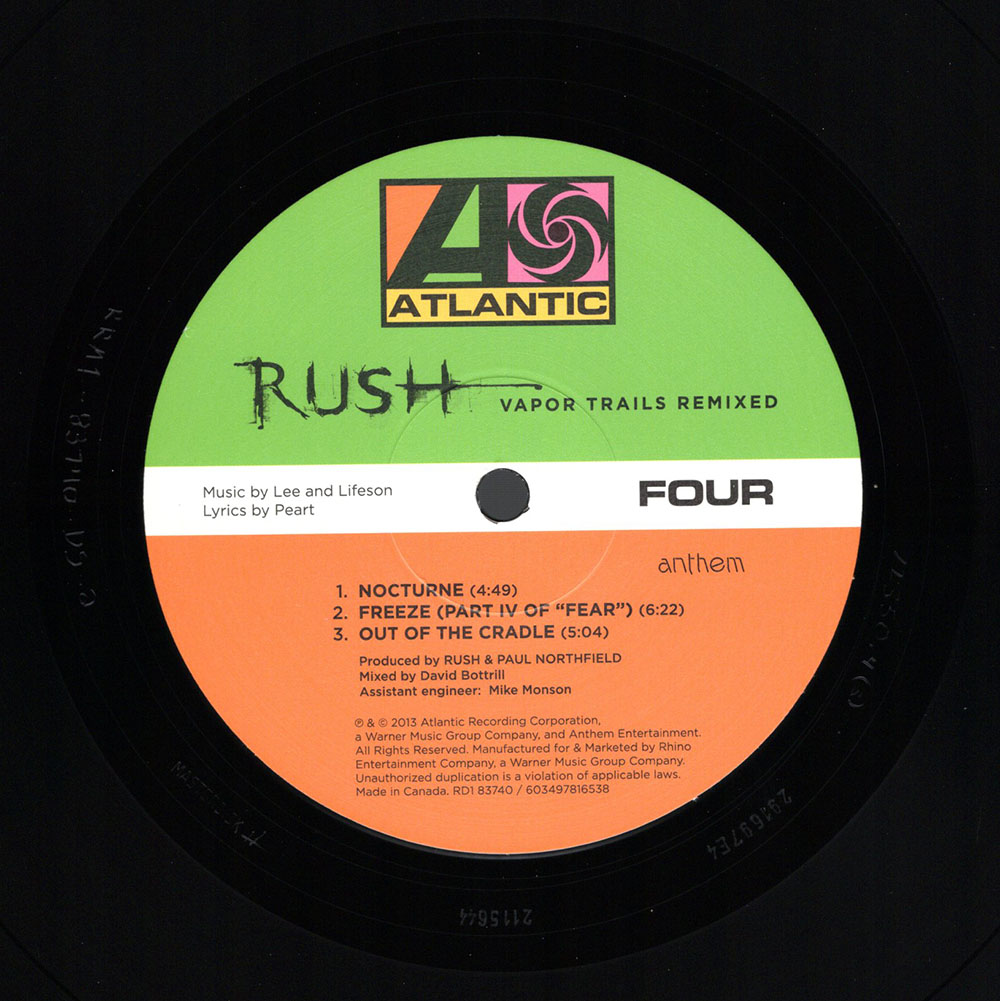 Rush Vapor Trails