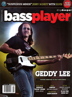 Bass Player Magazine - August 2012 - Geddy Lee