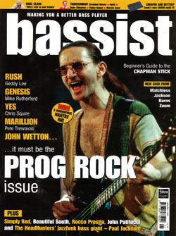 Geddy Lee - Bassist Magazine January 1999