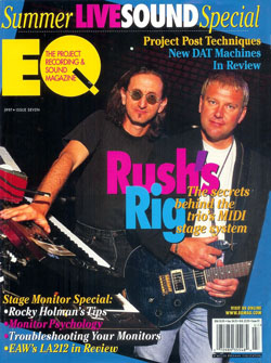 Rush's Live Midi Secrets Revealed - EQ Magazine - July 1997