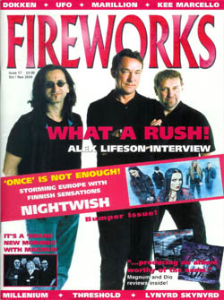 Rush of Lifeson - Fireworks Magazine - October 2004