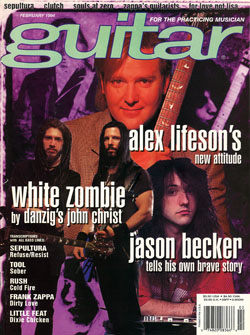 Alex Lifeson: Attitude Adjustment - Guitar for the Practicing Musician - February 1994