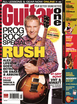 Guitar One Magazine - Alex Lifeson - June 2007
