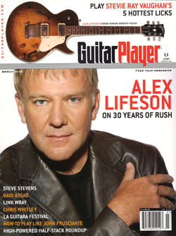 Guitar Player Magazine - Alex Lifeson - March 2006