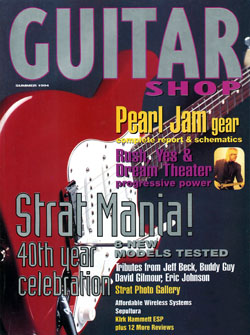 Guitar Shop Magazine - Summer 1994 - Alex Lifeson