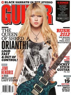 Big Time Rush: An Interview with Alex Lifeson - Guitar World Magazine - April 2013