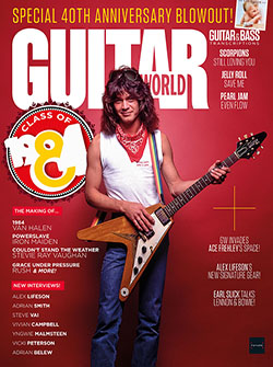 Machinery Making Modern Music: The Alex Lifeson Interview - Guitar World Magazine - May 2024