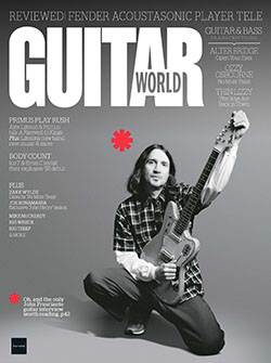 Alex Lifeson & Les Claypool 'Farewell Tour' / New World Man - Guitar World Magazine - June 2022