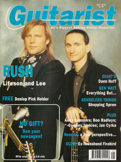 Rush Hour: Geddy Lee & Alex Lifeson - Guitarist Magazine - May 1992