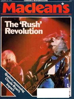 To Hell With Bob Dylan. Meet Rush. They're In It For The Money