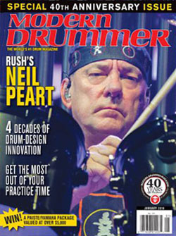 An Interview with Neil Peart - Modern Drummer Magazine January 2016