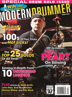 Modern Drummer Magazine - April 2006 - Neil Peart Solos