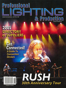 Rush: 30th Anniversary Tour: Professional Lighting & Production Magazine, Volume 8, Number 4, November 2004