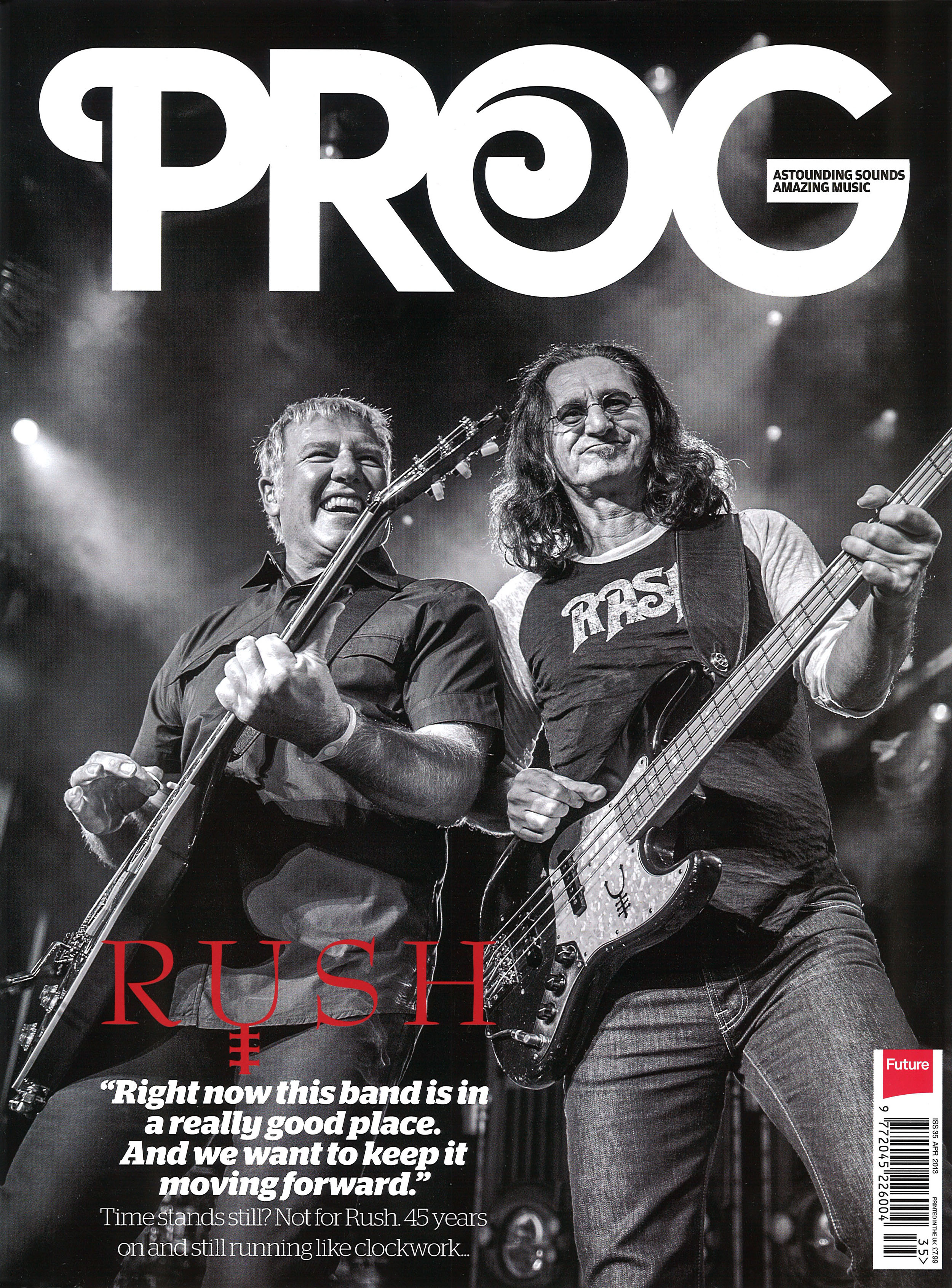 Rush: PROG Hard Cover Special Limited Edition Magazine - April 2013