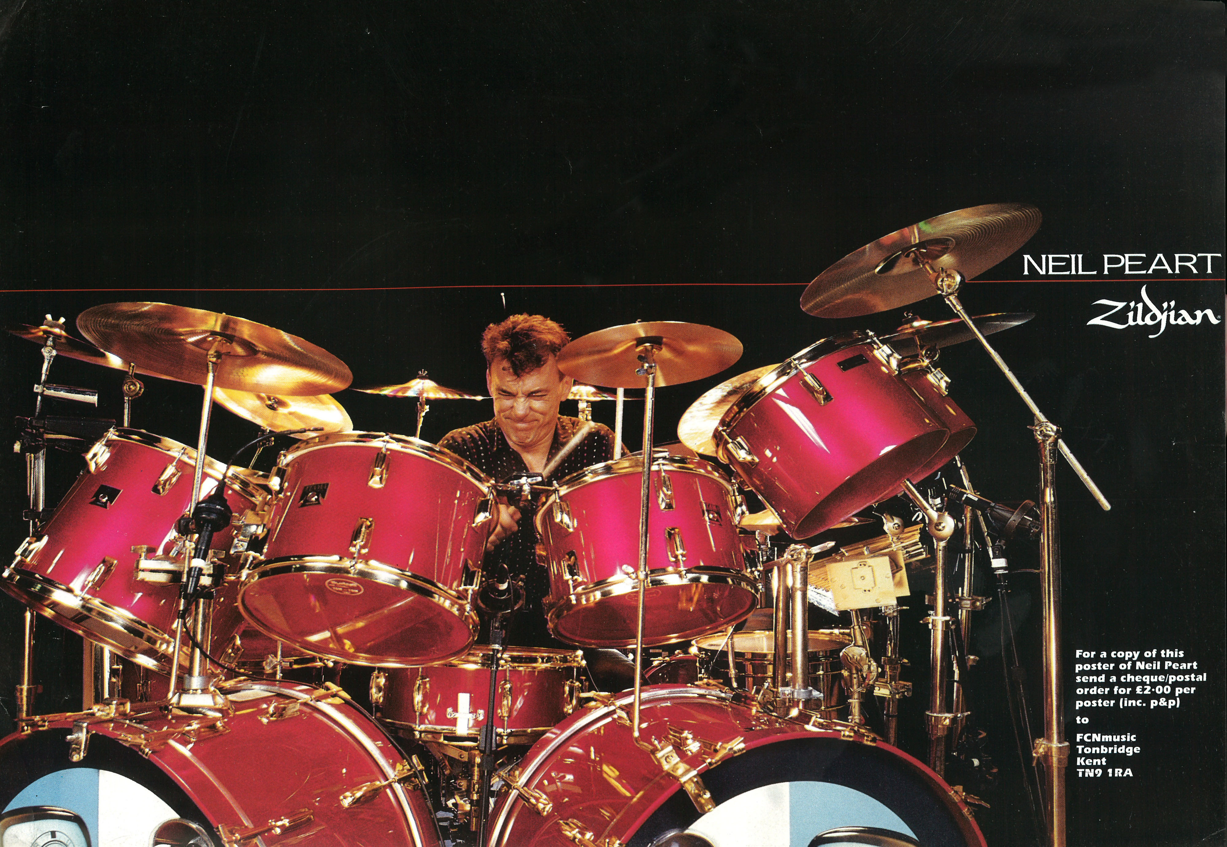 neil peart ludwig drums.