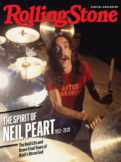 The Spirit of Neil Peart, Rolling Stone Magazine - Jan '21