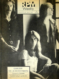 Rush - An International Happening - RPM Magazine - September 1977