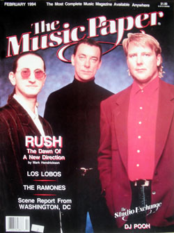 Rush: A New Direction for a New Decade - The Music Paper - February 1994