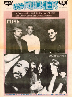 U.S. Rocker Magazine - Roll the Bones with Rush: An Interview with Geddy Lee - October 1991